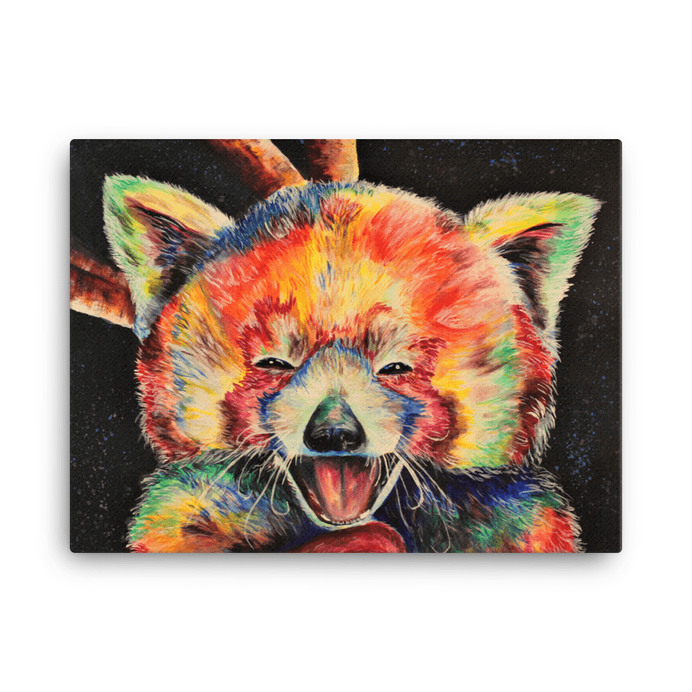 Lauren T Smith Art Studio 18×24 Chanda The Giggly Red Panda