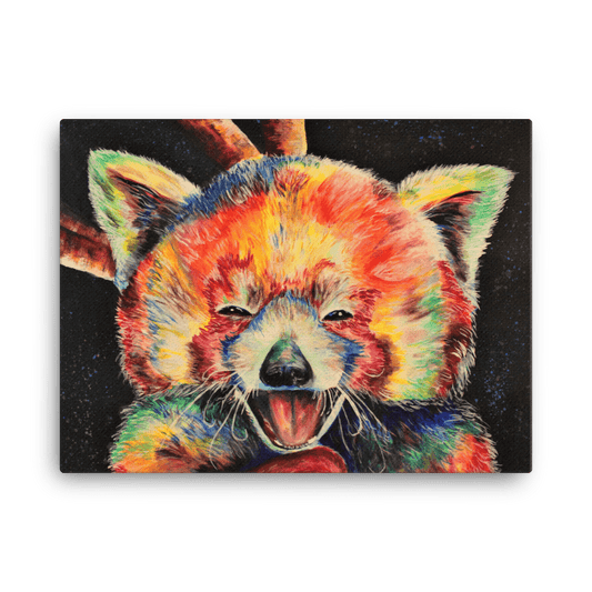 Lauren T Smith Art Studio 18×24 Chanda The Giggly Red Panda