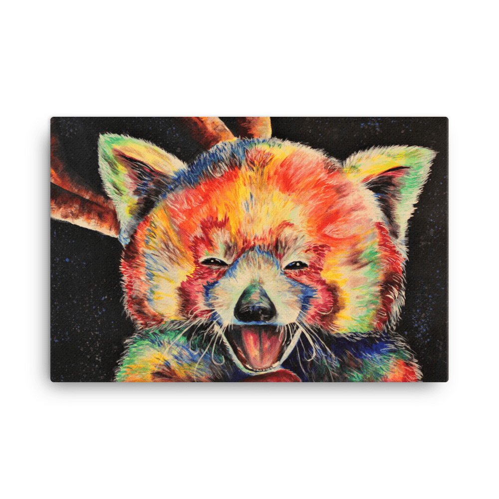 Lauren T Smith Art Studio 24×36 Chanda The Giggly Red Panda