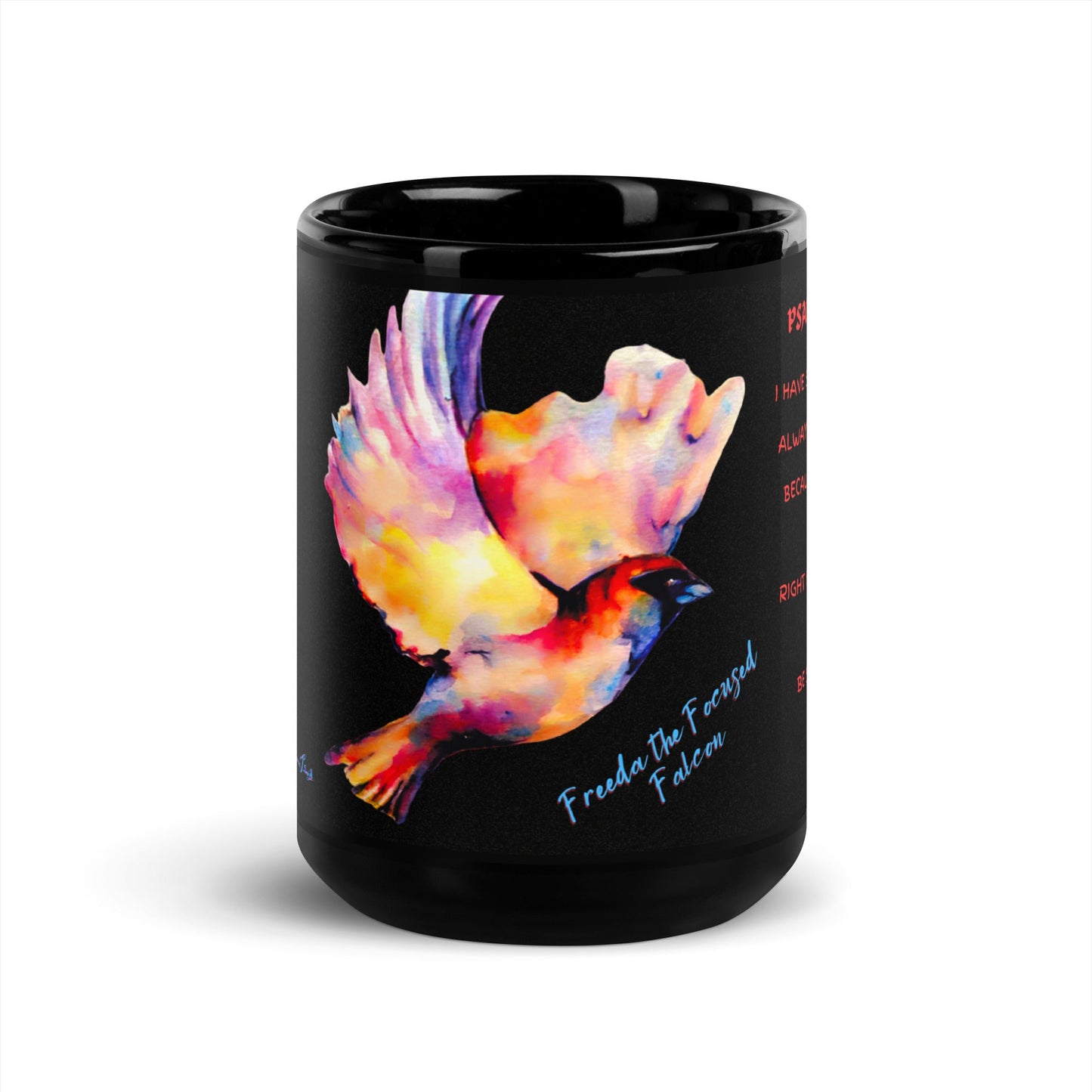 Lauren T SmithLauren T Smith Art Studio Gift Shop Black Glossy Mug, bird mug, animal lovers mug, unique mug, art mug, colorful mug, inspirational mug, collectible mug, fun mug, funny mug, original mug, tea cup, designer mug Art Studio Gift Shop Black Glossy Mug