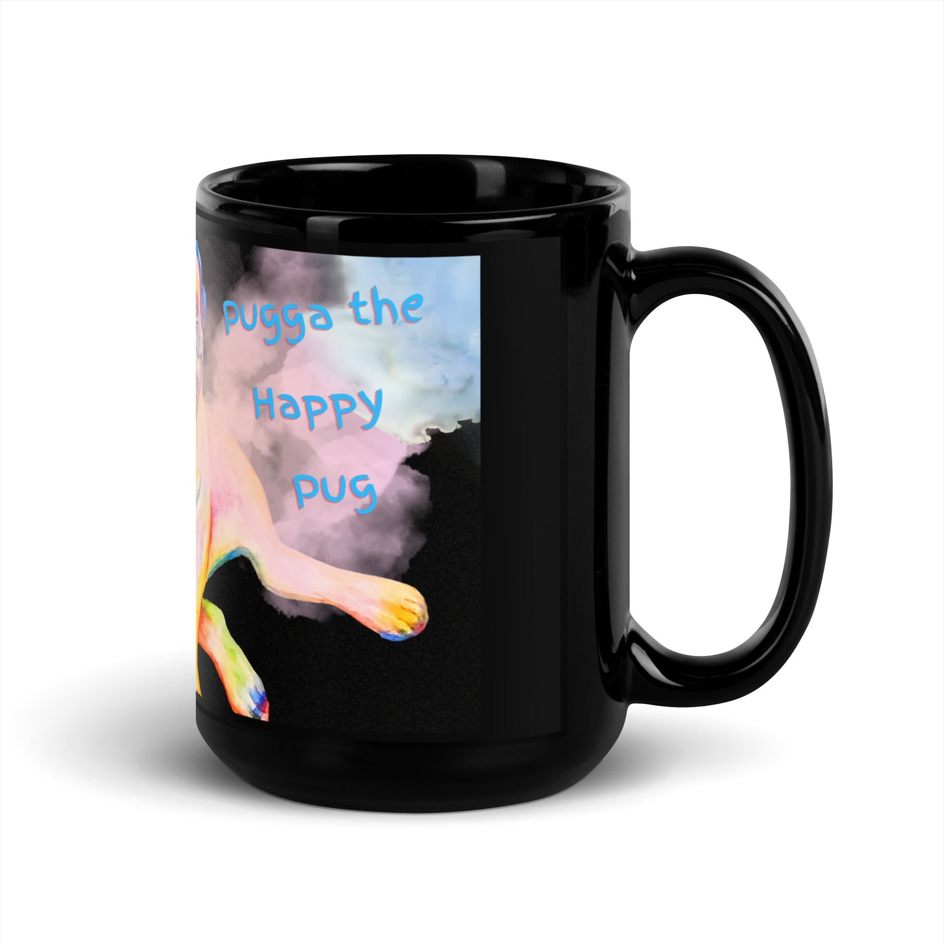 LauLauren T Smith Art Studio Gift Shop Black Glossy Mug, bird mug, animal lovers mug, unique mug, art mug, colorful mug, inspirational mug, collectible mug, fun mug, funny mug, original mug, tea cup, designer mugren T Smith Art Studio Gift Shop Black Glossy Mug